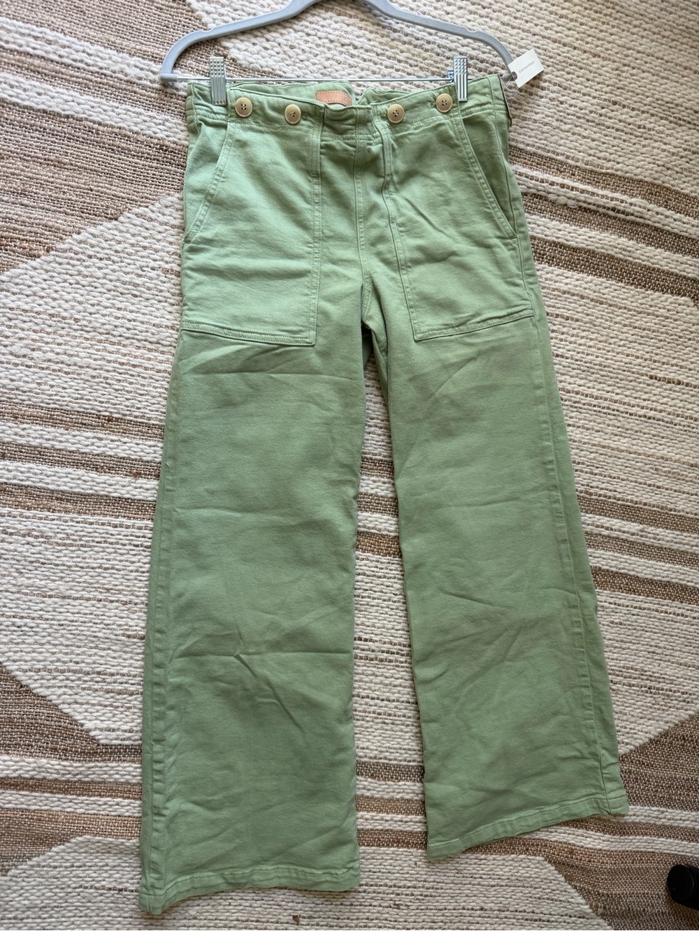 Anthropologie Pilcro Kit High-Rise Wide-Leg Utility Trousers - Picture 3 of 6